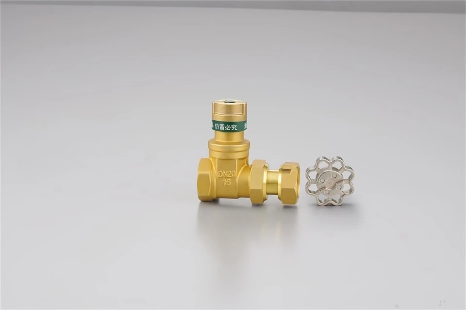 Magnetic Induction Locked Brass Gate Valve factory