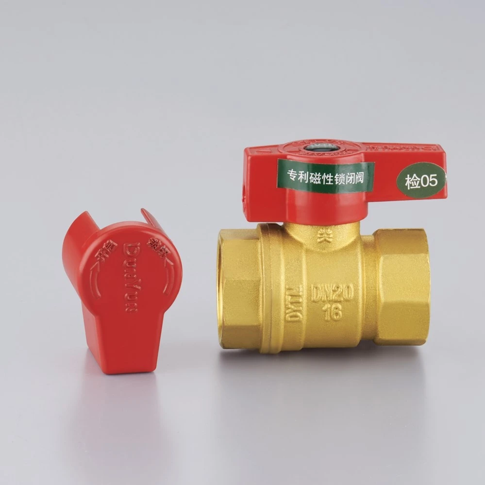 209-5 Wholesale Hpb59-1 CW617 Lead-free Brass Full-bore Magnetic Manual Lockable Ball Valve for Water Plumbing with Key Tool 209-5 Wholesale Hpb59-1 CW617 Lead-free Brass Full-bore Magnetic Manual Lockable Ball Valve for Water Plumbing with Key Tool